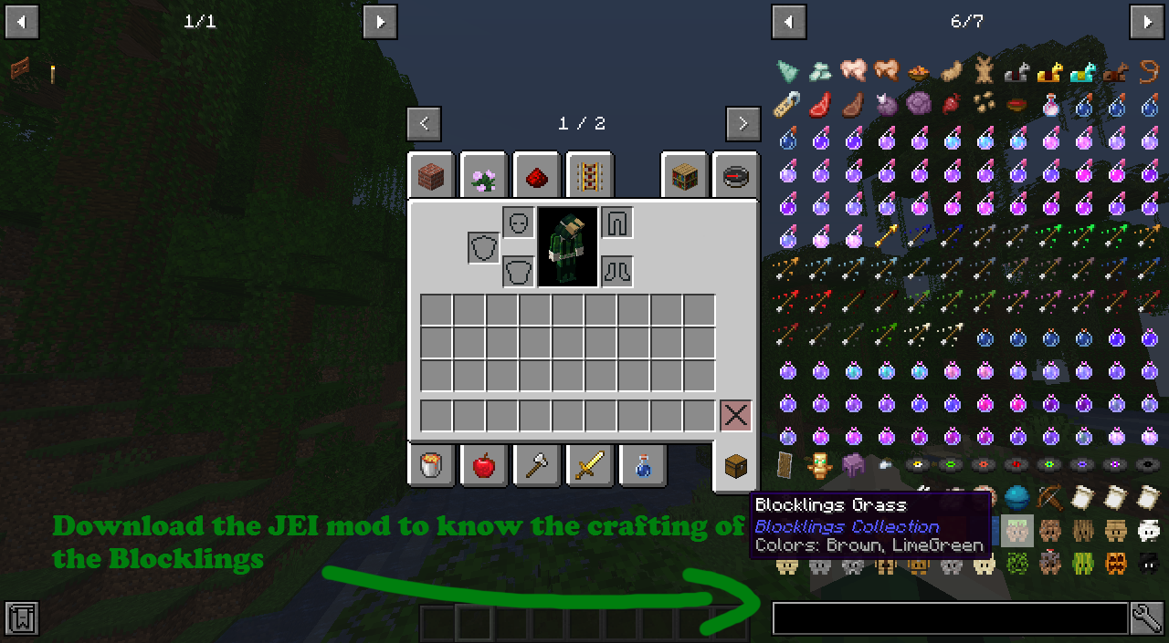 Blockling collection mcreator